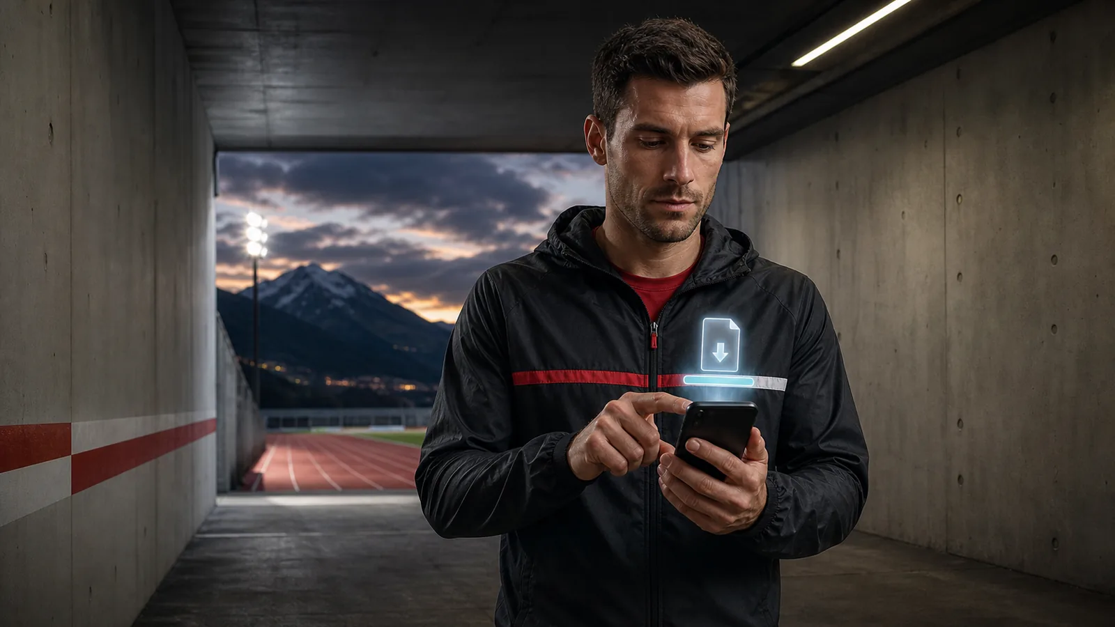 Erwachsener Nutzer installiert die BetLabel Android-App in der Schweiz
